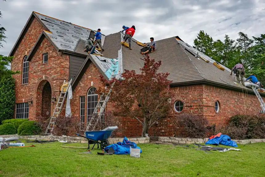 Variety of roofing materials